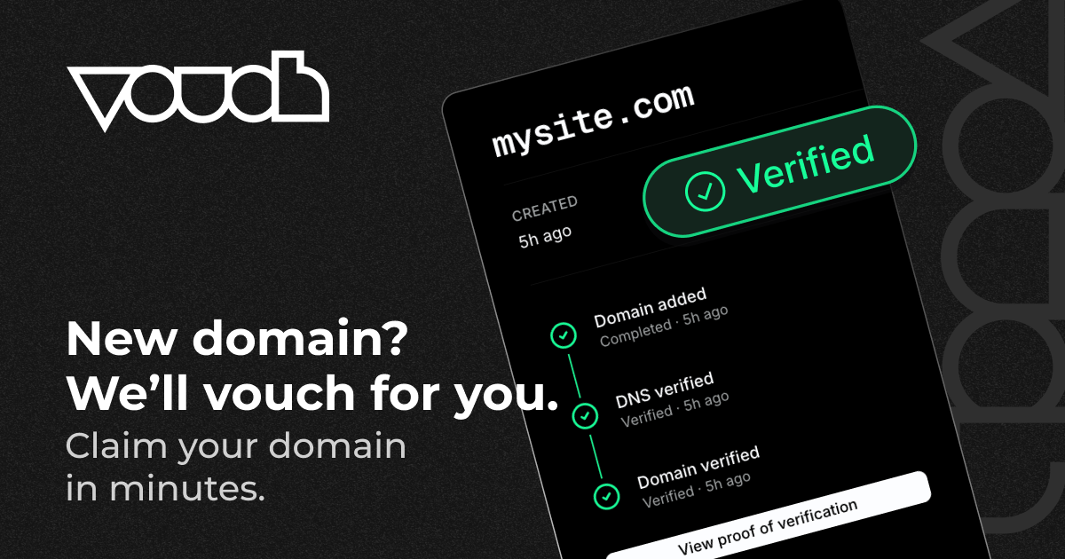 Vouch social card